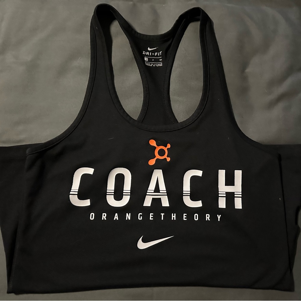 OTF Orangetheory Nike Coach tank s